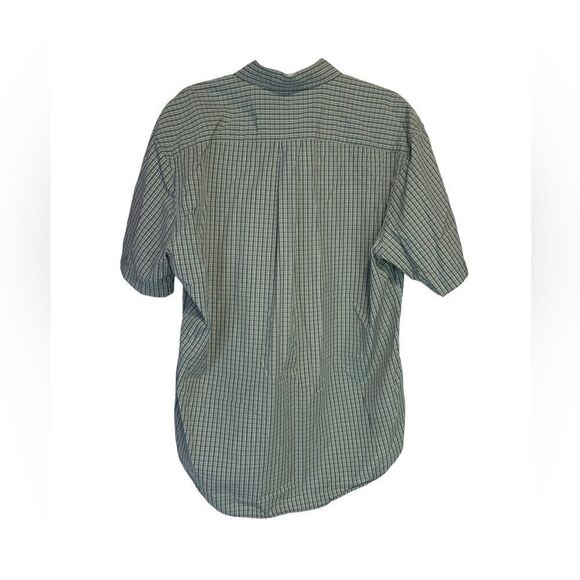 HATHAWAY Plaid Short Sleeve Dress Shirt - Picture 2 of 4